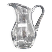 Saint Louis Cerdagne pichet, carafe à eau cristal, signé, exellent état.