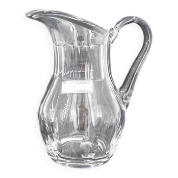 Saint Louis Cerdagne jug, crystal water carafe, signed, excellent condition.