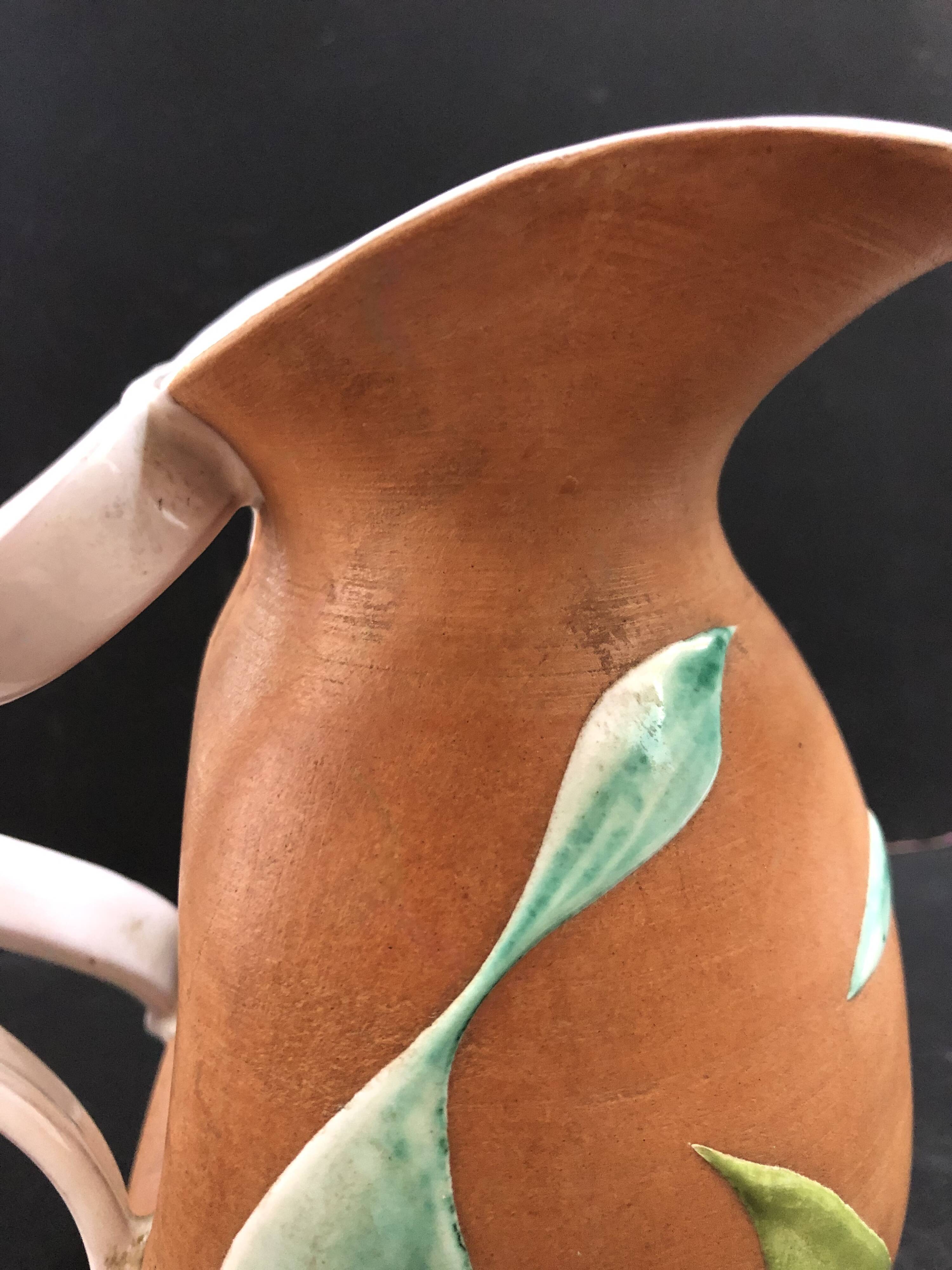 Ceramic pitcher vase by Fiamma, Italy