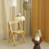 Woven ball suspension on metal structure / D 25cm