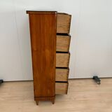 Biedermeier Five-Drawer Chiffonier in Cherry Veneer, South Germany, 1830s