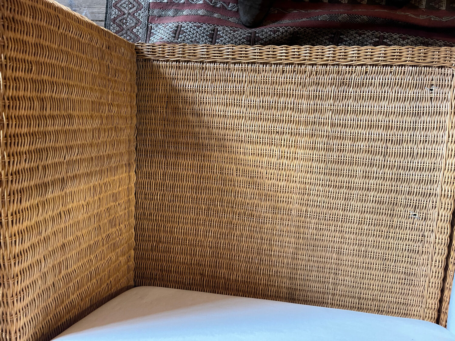 Banquette en osier