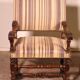 pair of Louis XIII period walnut armchairs - 17th century