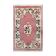 Pink chinese wool carpet rug handmade wool area rug 65x116cm