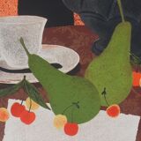 Yves Ganne: Tea Time, original signed lithograph