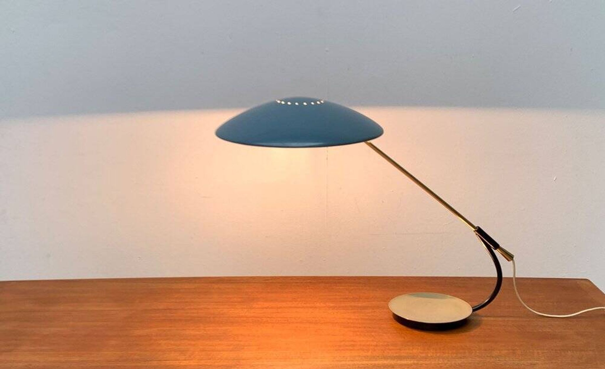 German Mid-Century table lamp 6775 by Christian Dell for Kaiser Idell, 1960s