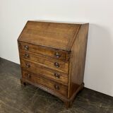 English oak writing desk