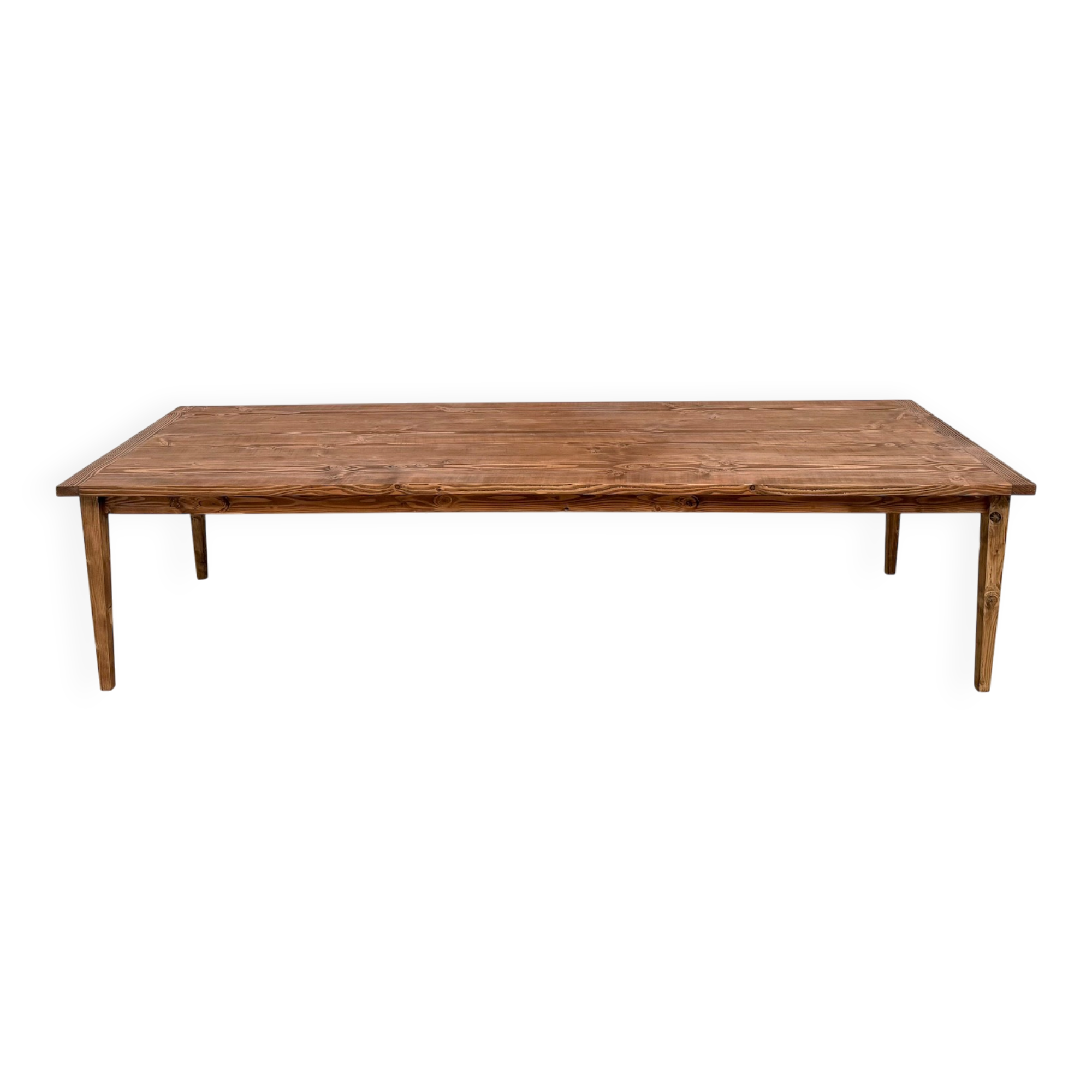 XXL table in solid pine, circa 1970