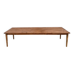 table XXL en pin massif, - circa 1970