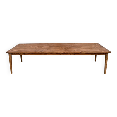 Table XXL en pin massif, circa 1970