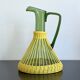 Pitcher blown glass and scoubidou threads