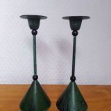 Pair of candlesticks, Memphis style