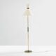 Maison Lunel lampadaire diabolo laiton canon de fusil vers 1950
