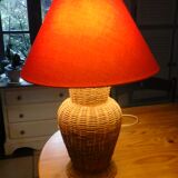 Wicker lamp