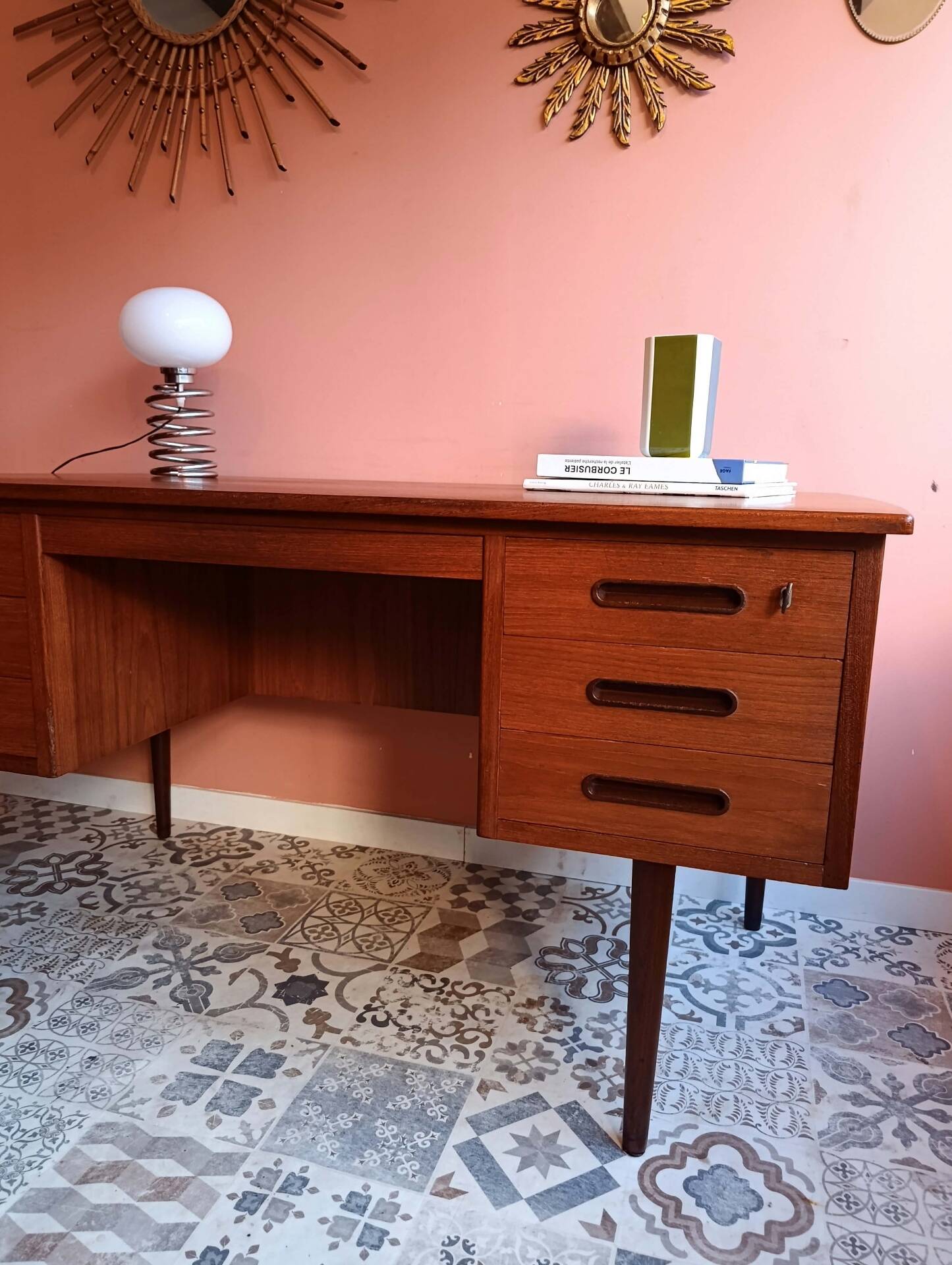 Vintage Scandinavian desk