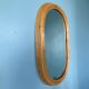 Pair of bamboo mirrors 34x56cm