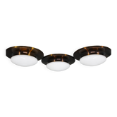 1980s Set of Three Ceiling Lights in Art deco Style