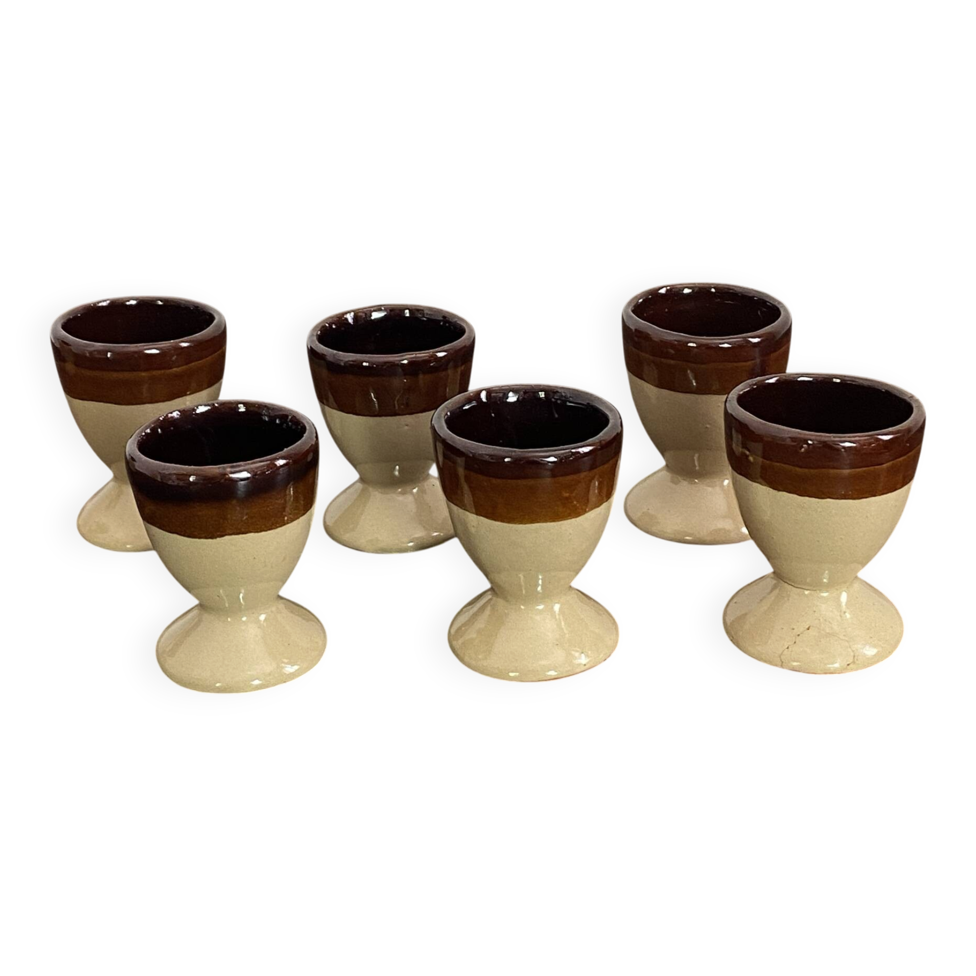 Stoneware egg cups