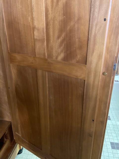 Large art deco 3-door wardrobe
