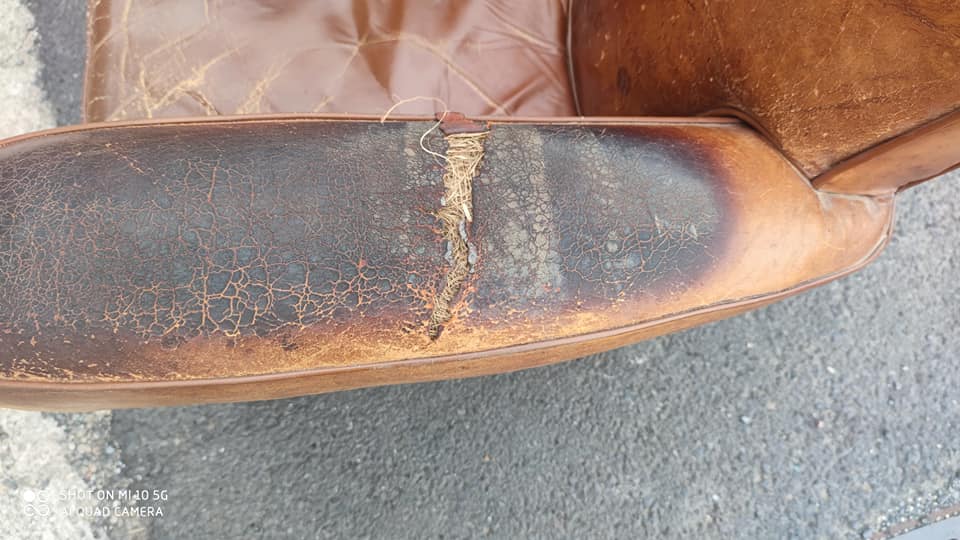 Pair of leather club shoes circa 1930/40