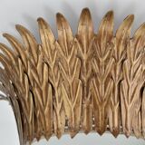 Mid-century Spanish flush mount sunburst