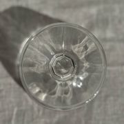 Set of 10 small vintage glass ice cream bowls.