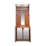 Art Deco oak cloakroom