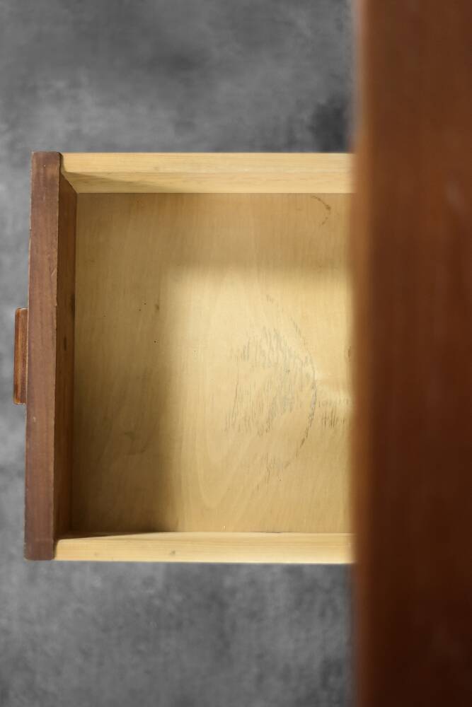 Mid-Century Danish Scandinavian Modern Teak Bilateral Desk with Drawers, 1960s