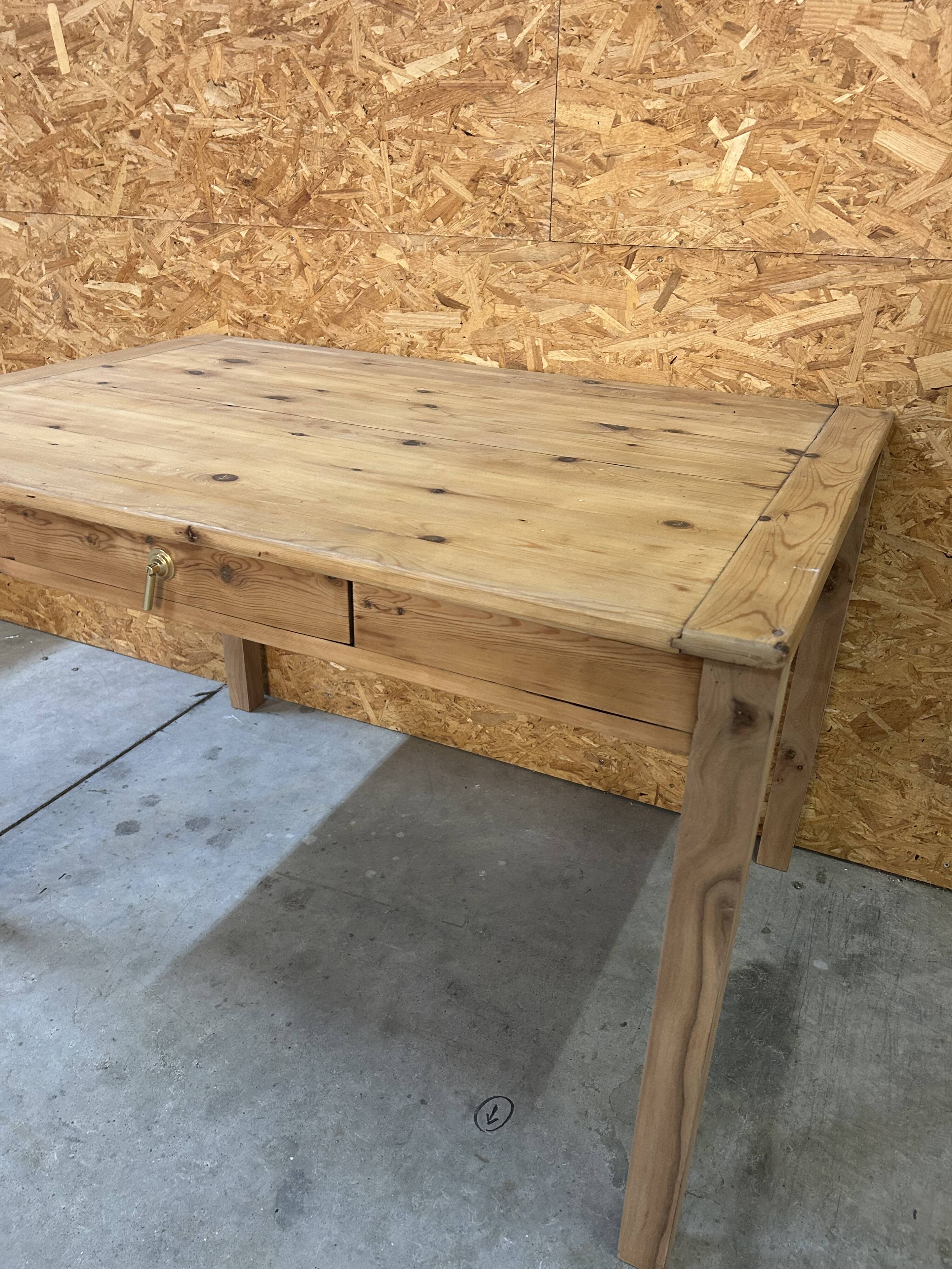 Vintage pine farm table