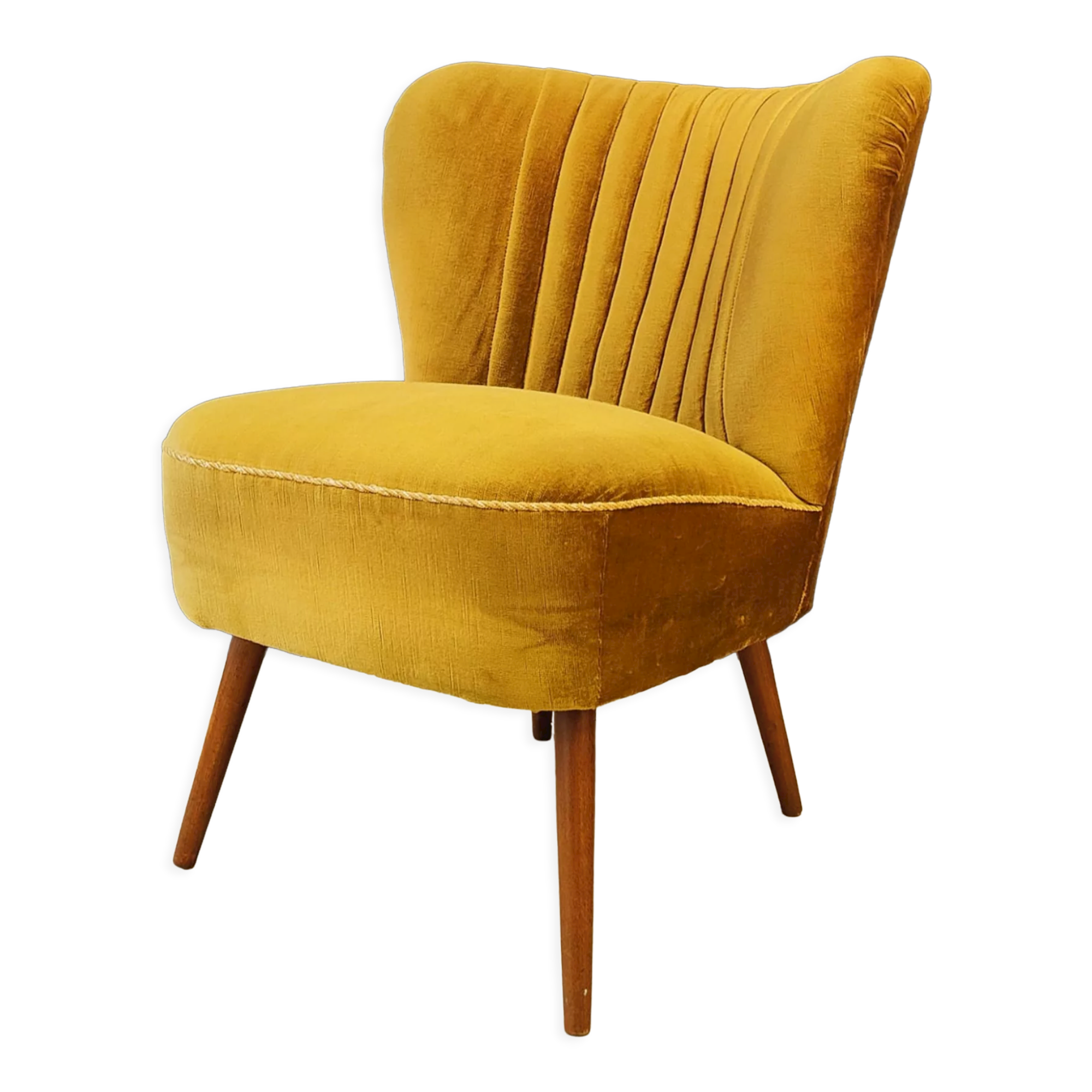Mid century cocktail chair vintage