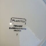Set of 6 Deep Plates "PLANETS" – Digoin & Sarreguemines