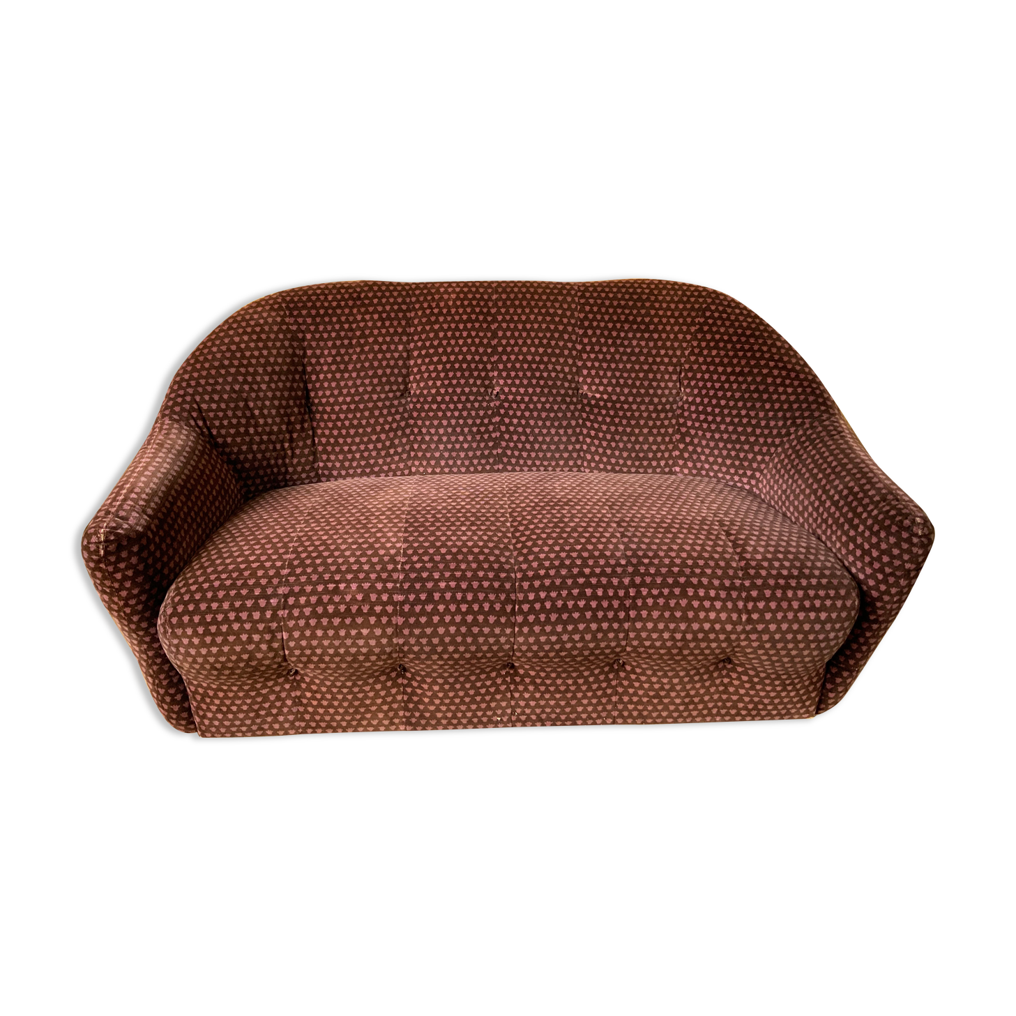 Vintage velvet sofa