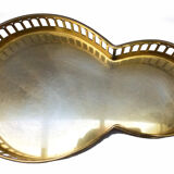 Golden brass tray