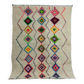 Handcrafted Moroccan Berber Rug 197 X 153 CM