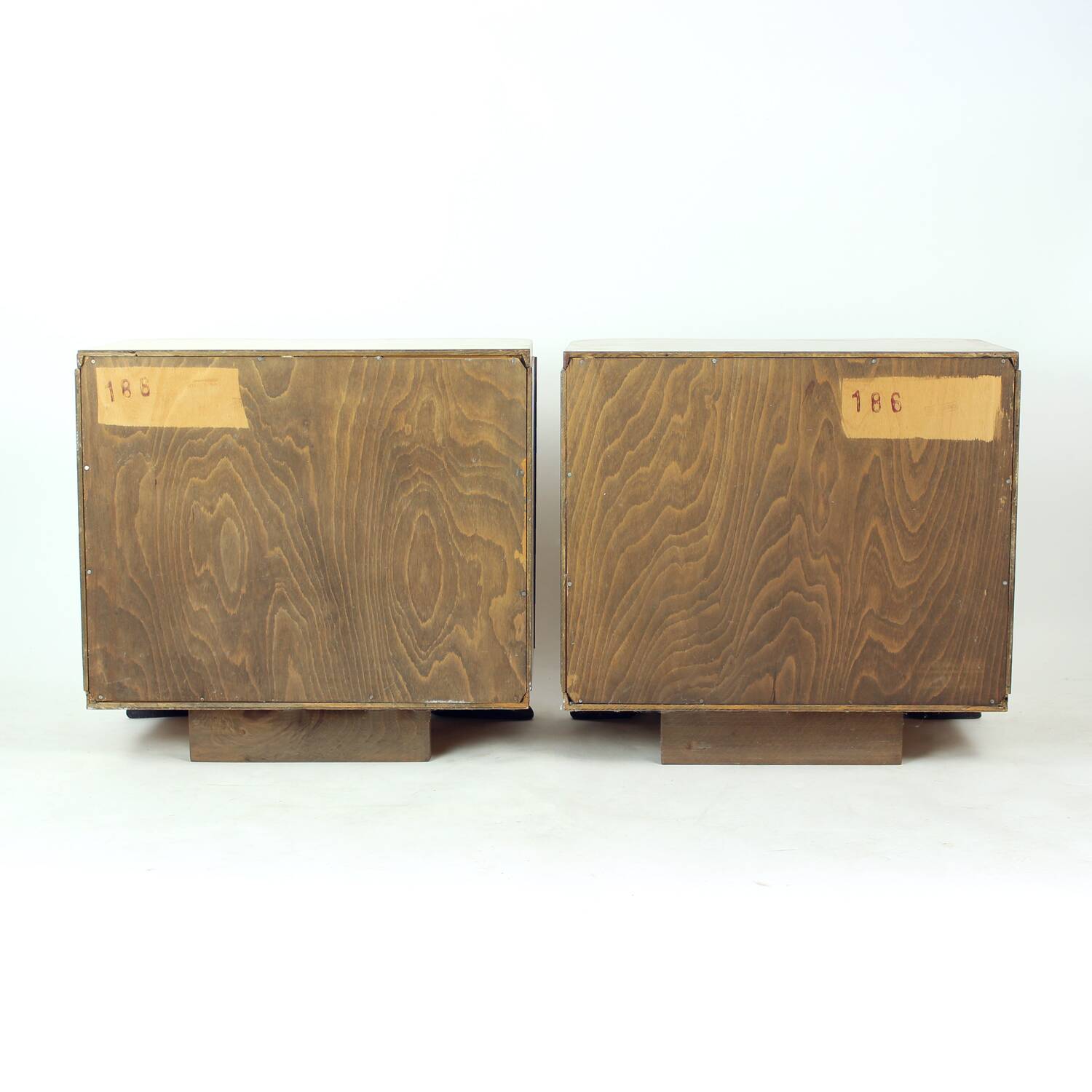 Art Deco Bedside Tables By Jindřich Halabala For Up Závody, 1930s