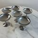 Set of 6 stainless steel cups