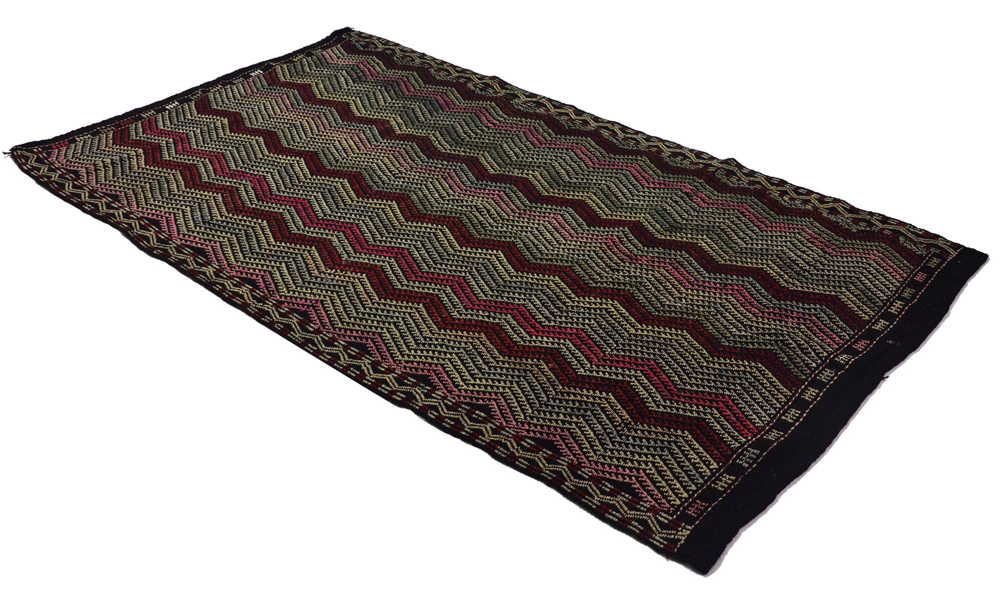 Anatolian handmade kilim rug 293 cm x 174 cm