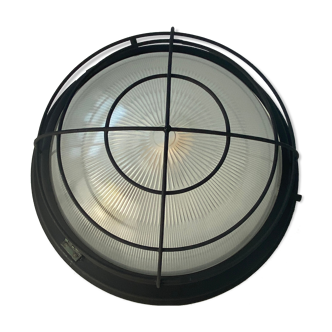Old holophane industrial wall lamp