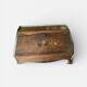 Sloped desk, antique marquetry secretary in wood – Louis XV style
