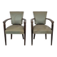 Paire de fauteuils des années 40 dans l'esprit de Pascaud