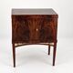 Swedish Grace Cabinet, Flamed Mahogany