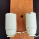 Paire d'appliques scandinaves Perpex et teck