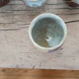 Series of 5 vintage stoneware cups