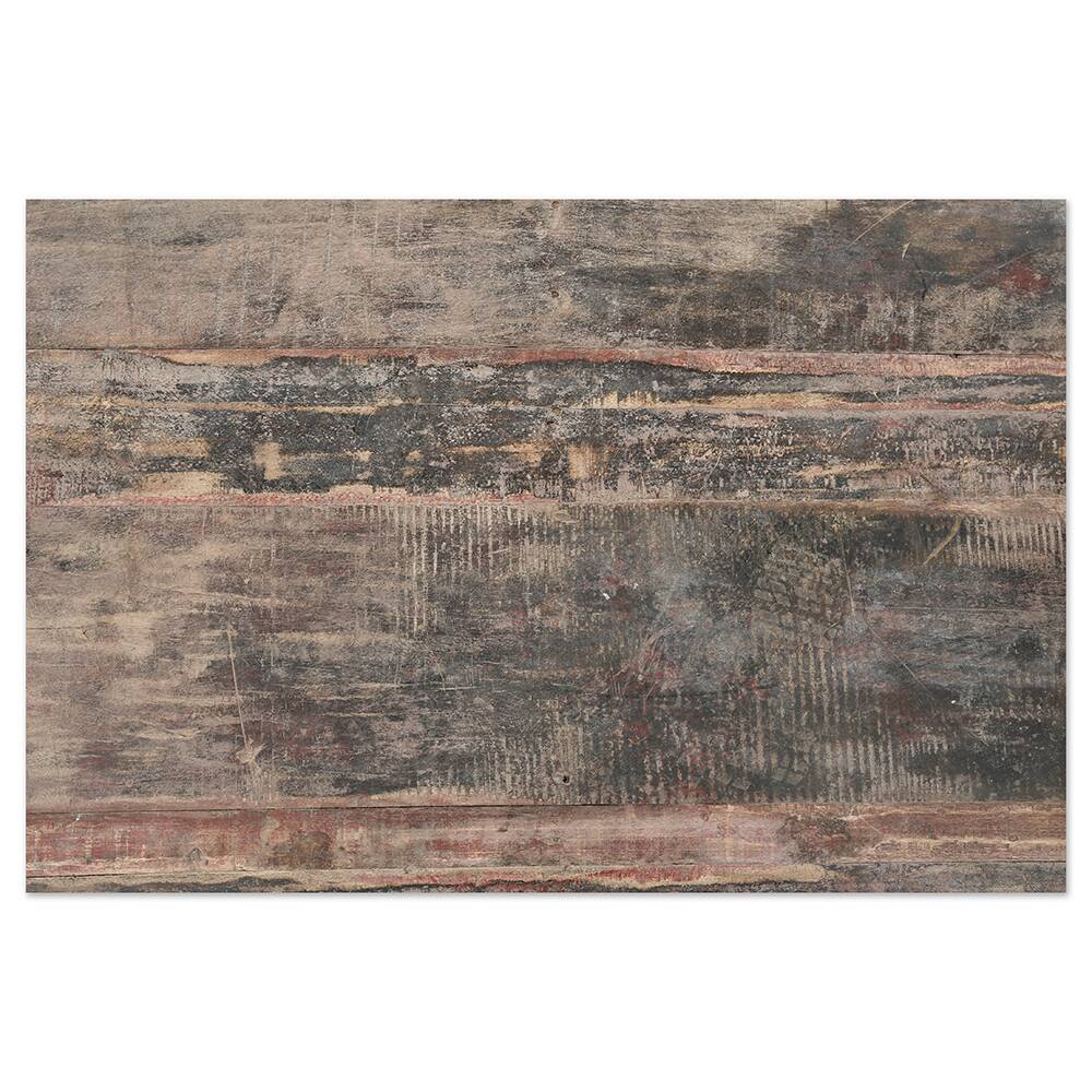 Weathered wood coffee table