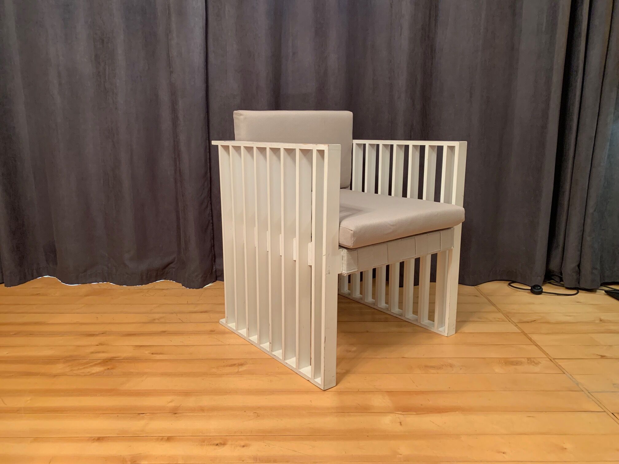 Cube armchair, 1980s.