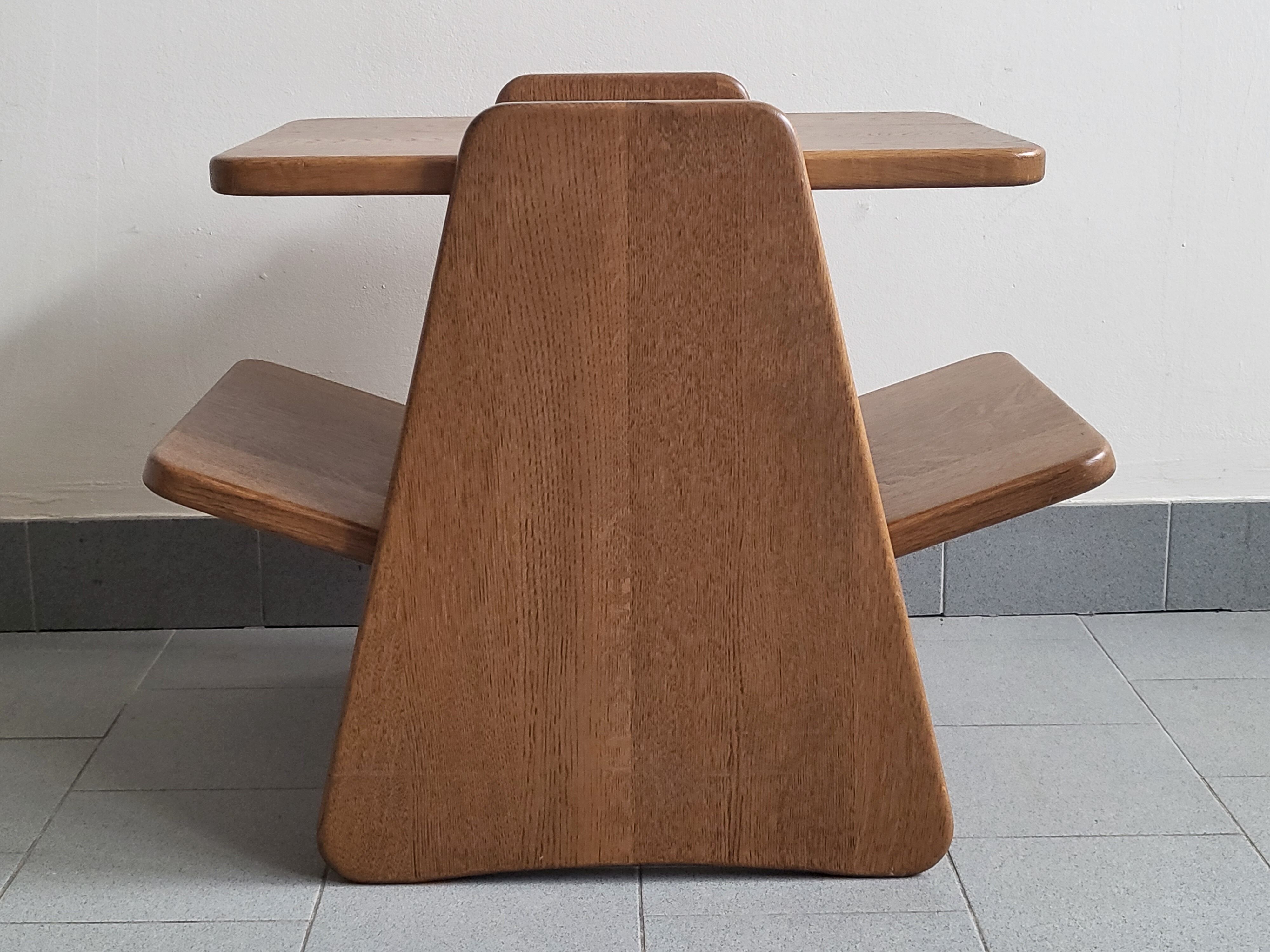 Vintage magazine holder side table 1960