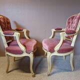 Pair of Louis XV armchairs