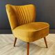 Mid century cocktail chair vintage