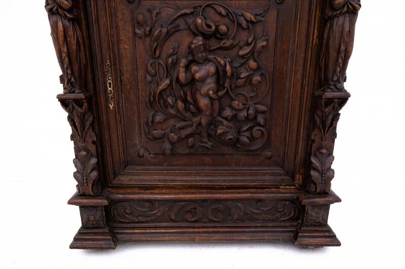 Carved chest of drawers, France, circa 1840.