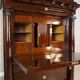 Antique Biedermeier Secretary with Mahogany, 1840